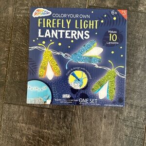 Color Your Own Firefly Light Lanterns Set